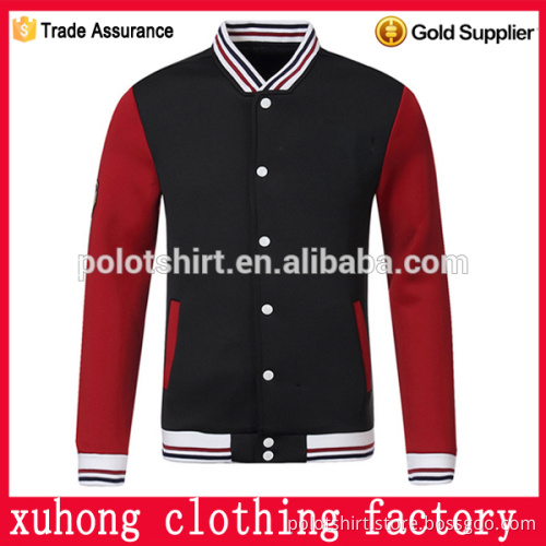 casual plain fashionable winter American college mens sports jacket